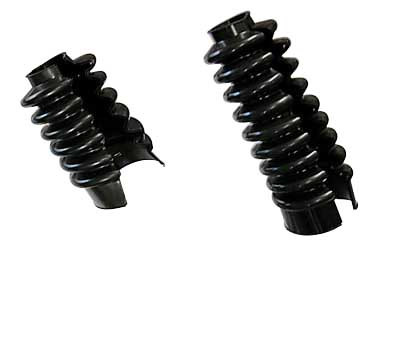 Custom Chrome EAZY-ON 39MM Rubber Front Fork Gaiter Gator Boot Covers Fit For Harley Sportster