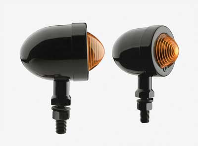 MINI AMBER BULLET LGHT BLK