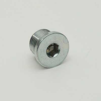 Custom Chrome 18x1.5mm O2 Oxygen Straight Exhaust Sensor Port Bung Plug Fits For Harley Models