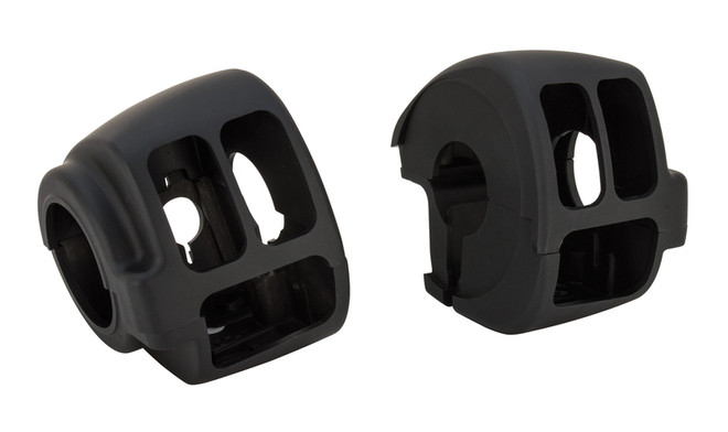 Custom Chrome Black Switch Housings Kit For Harley Can-Bus Models Softail 2011-Up Dyna 2012-Up