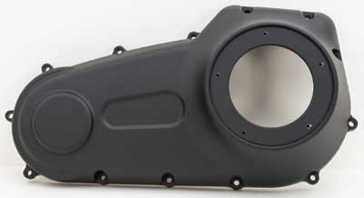 Custom Chrome Wrinkle Outer Primary Cover Black Fits For Harley Softail 2007-2017 FXDWG 2006-2017