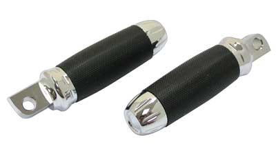 Custom Chrome Panorama Custom Foot Peg Set Chrome Bronze Matte Black Gloss Black Rubber Fit For Harley Male Mount Style
