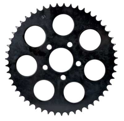 BLK REAR SPROCKET 51T 00-13 BT FLAT