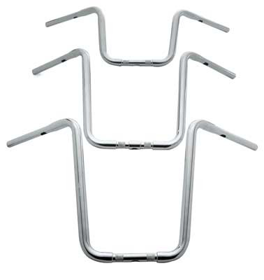 Santee 11"Rise Ape Hanger Bar 1.25"Handlebar Matte Black Chrome Fits For Harley Sportster 1982-2013