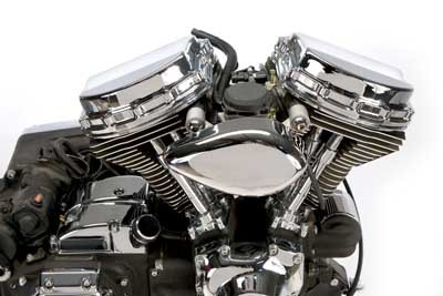 Custome Chrome Panhead Valve Rocker Boxes Top Covers Chrome Fit For Twin Cam models 1999-2014