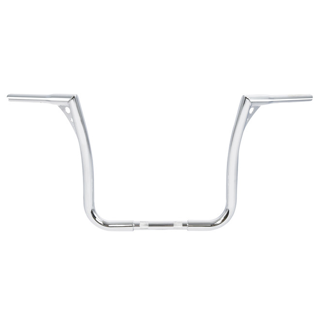 Custom Chrome 1.25" Fat Handlebar 15" Rise Hanger Bar Gloss Black Chrome Fit For Harley Touring FLHF/FLHT 82-13