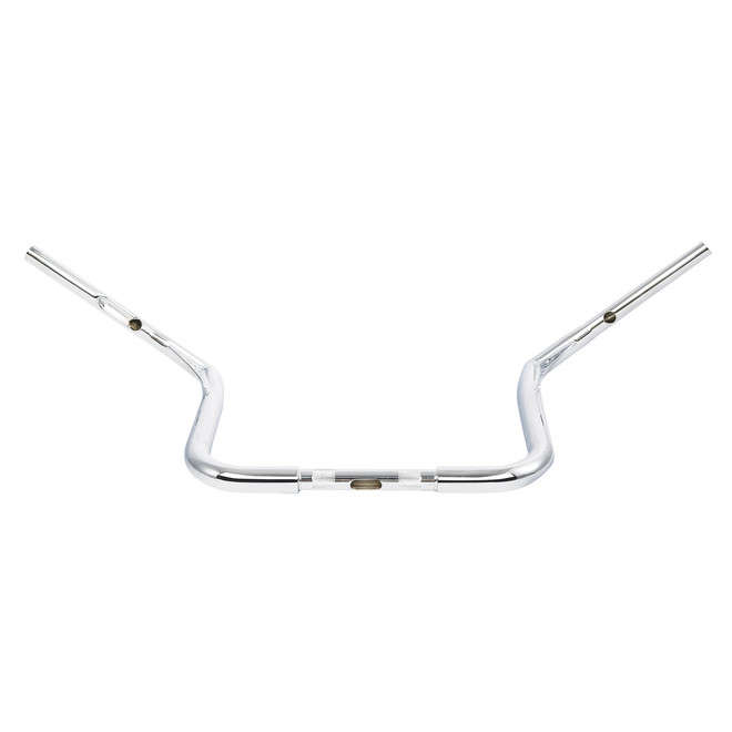 Custom Chrome 1.25" Fat Handlebar 15" Rise Hanger Bar Gloss Black Chrome Fit For Harley Touring FLHF/FLHT 82-13