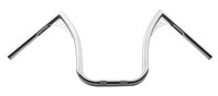 Custom Chrome 1"Handlebar 13" Rise Ape Hanger Bar Chrome Gloss Black Fits For 82-13 Harley Touring FLH/FLHT