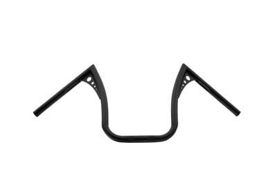 Custom Chrome 1"Handlebar 13" Rise Ape Hanger Bar Chrome Gloss Black Fits For 82-13 Harley Touring FLH/FLHT