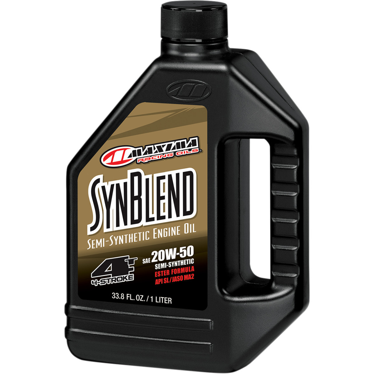 Maxima Racing OIL #35901B - SynBlend Semi-Synthetic Oil - 20W50 - 1L