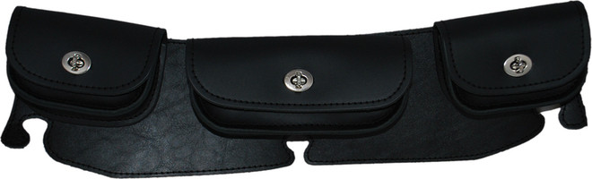 BLACK TRIPLE FLH WINDSHIELD POUCH