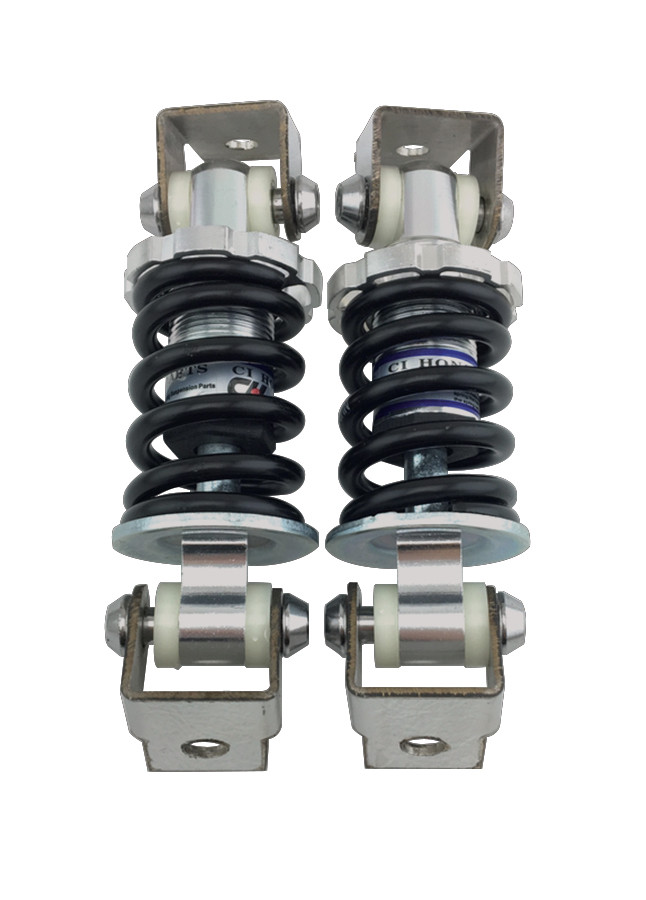 Custom Chrome 4.5" Adjustable Bolt-on Shocks Springs Fit For Bobbers Choppers Yamaha Solo Seat