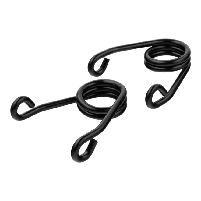 Custom Chrome Chrome Black 3"Properly Wound Scissor Springs For Harley Chopper/Bobber Moto Solo Seat