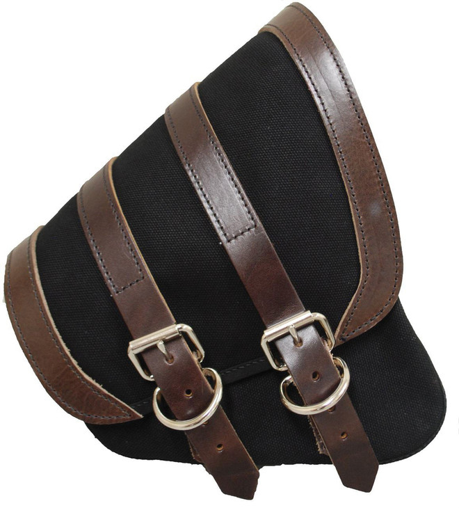 BLK.CANVAS RT.SADDLEBAG SOFTAL 86-UP