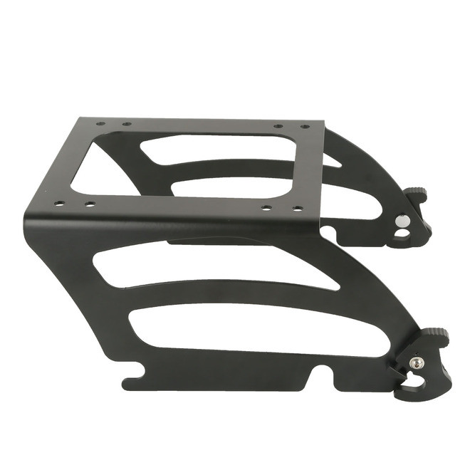 BLACK DETACHABLE TOUR PACK MOUNT FITS 00-05 SOFTAIL MODELS