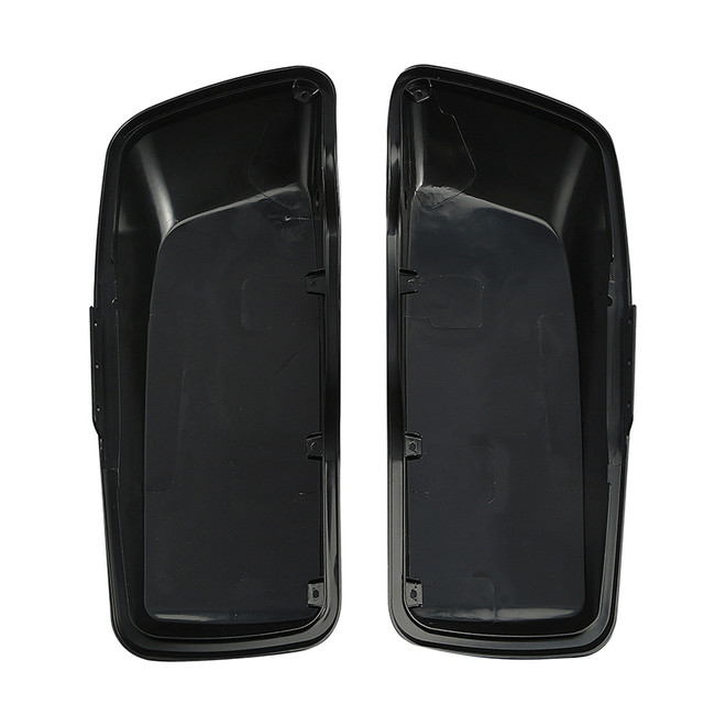 Custom Chrome Primer Black Hard Saddlebag Lids Unpainted Fit For Harley Touring Road Glide 14+