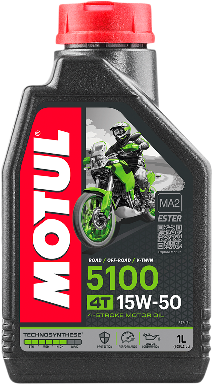 5100 4T Synthetic Blend Oil  - 15W-50 - 1 L