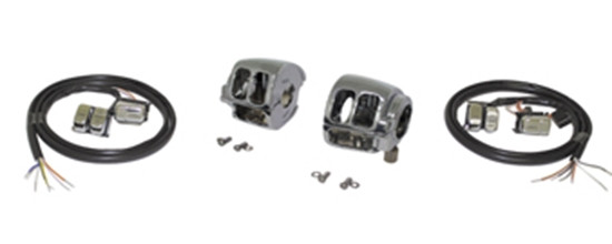 V-FACTOR HANDLEBAR SWITCH HOUSINGS &amp; SWITCH HOUSING KITS FOR ALL MODELS 1996/LATER