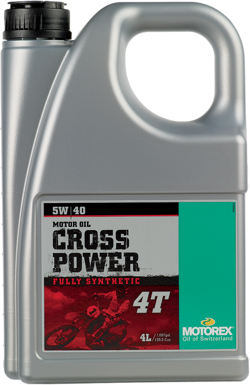 Cross Power Synthetic 4T Engine Oil - 5W-40 - 4 L