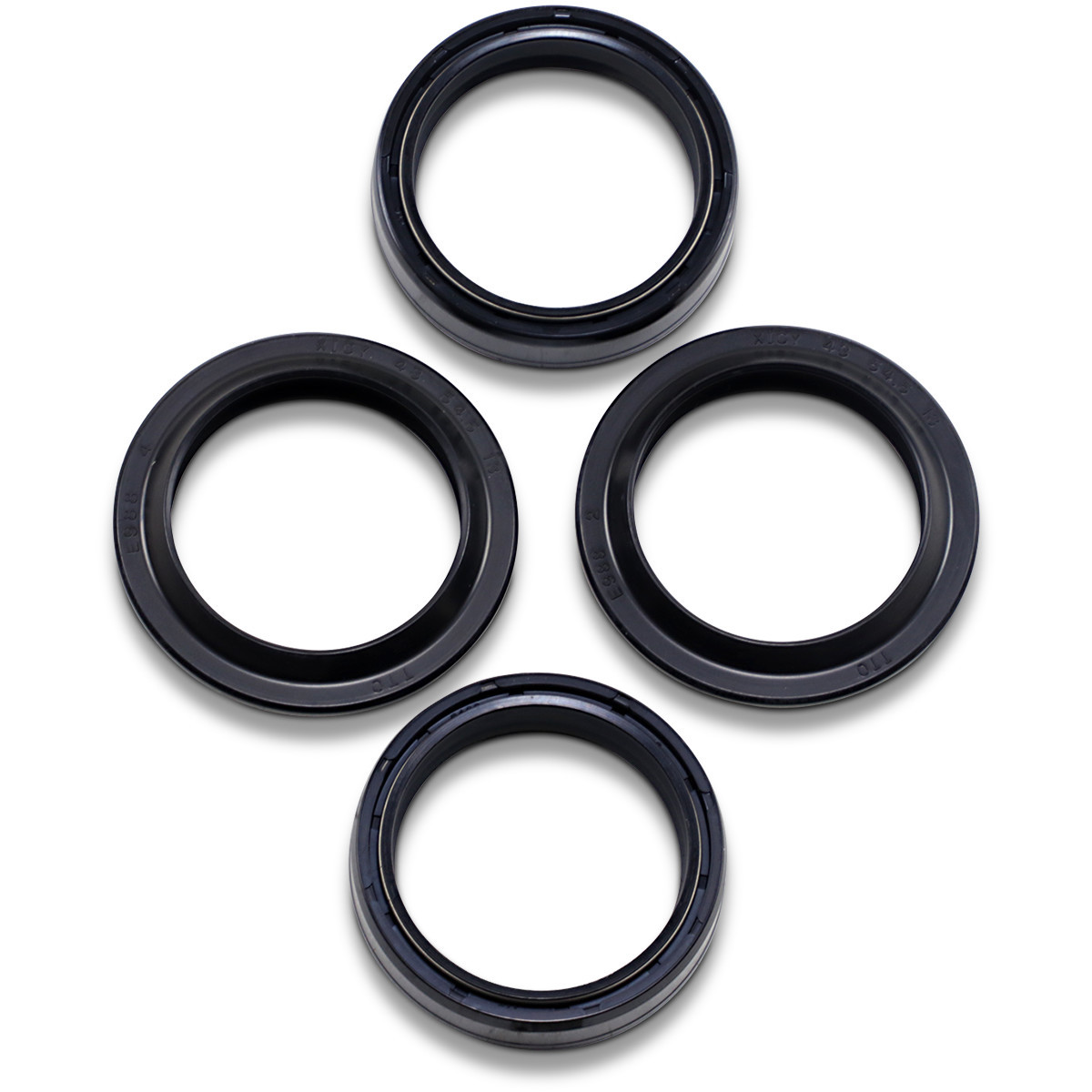Drag Specialties - Fork Seal/Dust Wiper Kit - 41 mm x 54.5 mm x 13 mm | 42 mm x 54 mm x 11 mm