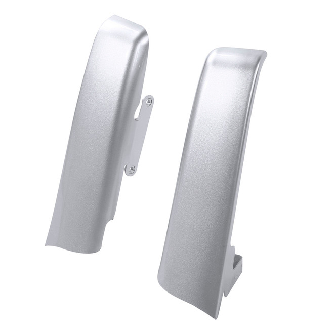 HR3 Candy Red / Silver Honeycomb Fade Saddlebag Filler Strips For Harley Touring Models 14-24