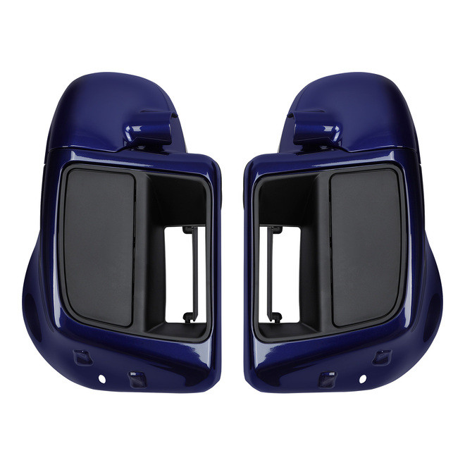 HR3 Zephyr Blue / Black Sunglo Vented Lower Fairing Kit For Harley Touring models 2014-2024