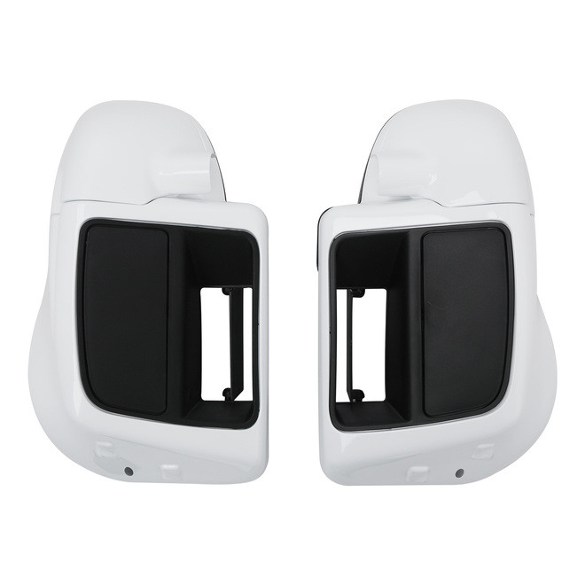 HR3 Stone Washed White Pearl Vented Lower Fairing Kit For Harley Touring models 2014-2024