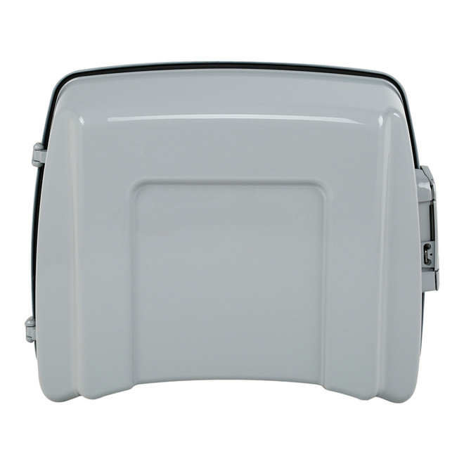 HR3 Apple Green / White Gray 5.5" Razor Style Touring Trunk Luggage For 14-24 Harley Touring
