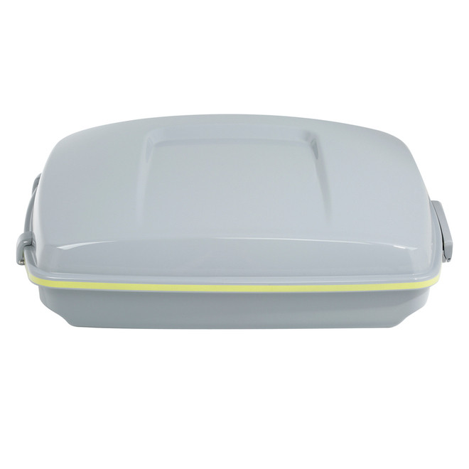 HR3 Apple Green / White Gray 5.5" Razor Style Touring Trunk Luggage For 14-24 Harley Touring