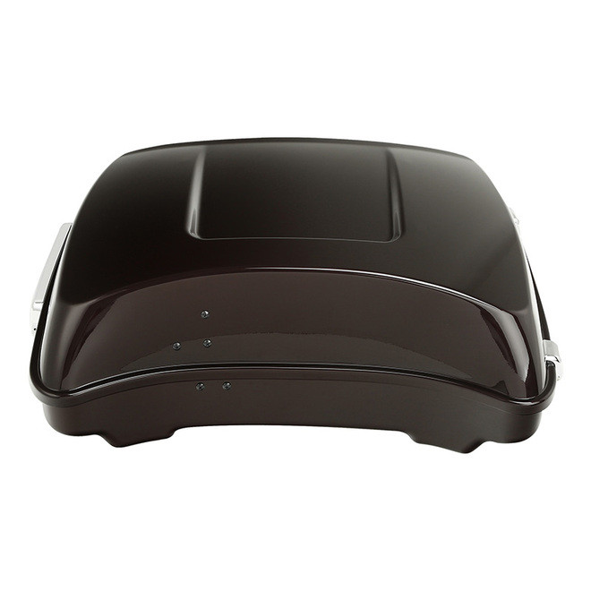 HR3 Black Forest & Wineberry 5.5" Razor Style Touring Trunk Luggage For 14-24 Harley Touring