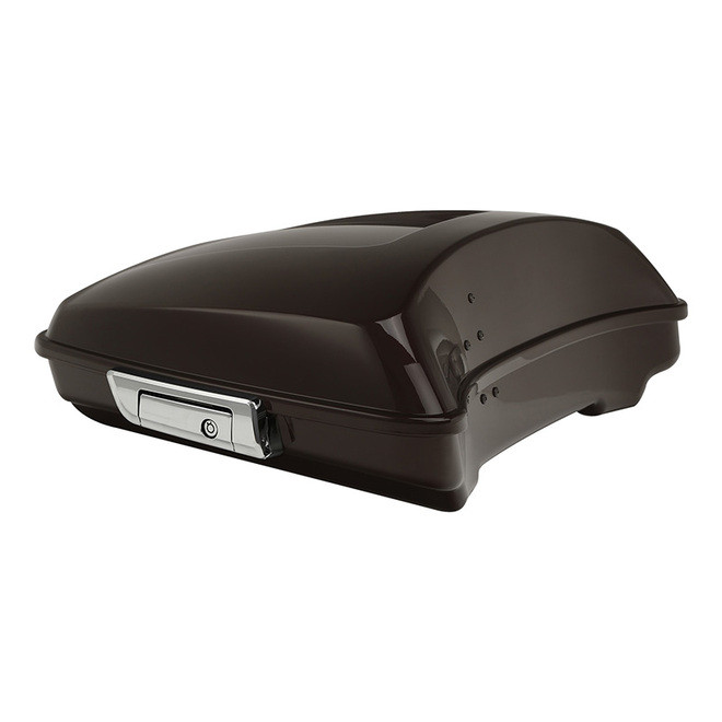 HR3 Black Forest & Wineberry 5.5" Razor Style Touring Trunk Luggage For 14-24 Harley Touring