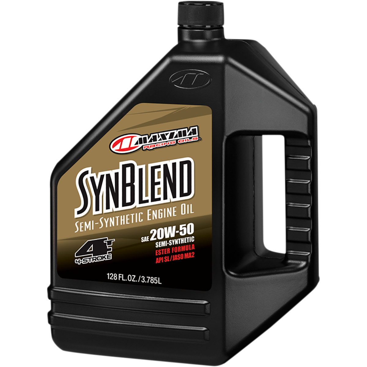 Maxima Racing OIL #359128B - SynBlend Semi-Synthetic Oil - 20W-50 - 1 U.S. gal.