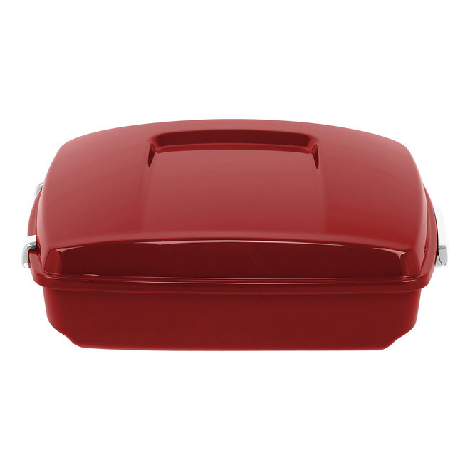 HR3 Wicked Red 10.7" Chopped Style Touring Trunk Luggage For Harley Touring 2014-2024
