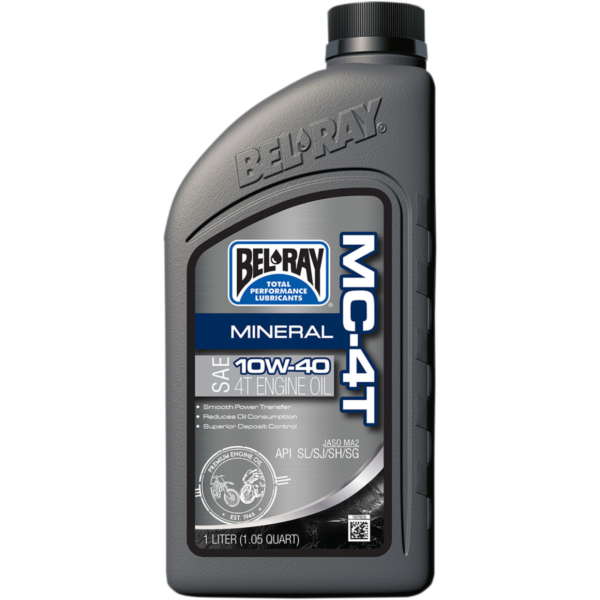 Bel-ray #99401-BT1LA - MC-4T Mineral Oil - 10W-40 - 1L