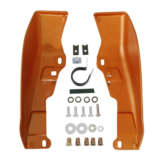 AMBER WHISKEY  / MID-FRAME AIR DEFLECTORS FOR TOURING 09-UP