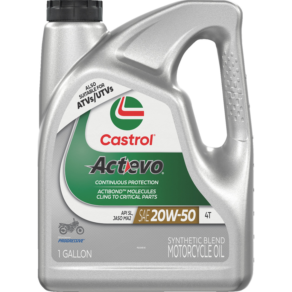 Castrol #15D7D1 - Act Evo® Semi-Synthetic 4T Engine Oil - 20W-50 - 1 U.S. gal.