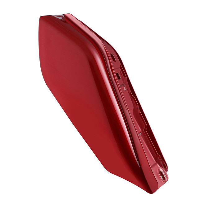 WICKED RED/BARRACUDA SILVER / MID-FRAME AIR DEFLECTORS 17UP