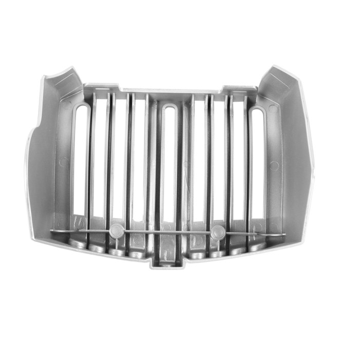 HR3 Silver / Black Honeycomb Fade Harley Oil Cooler Cover For Harley Touring 2017-2023