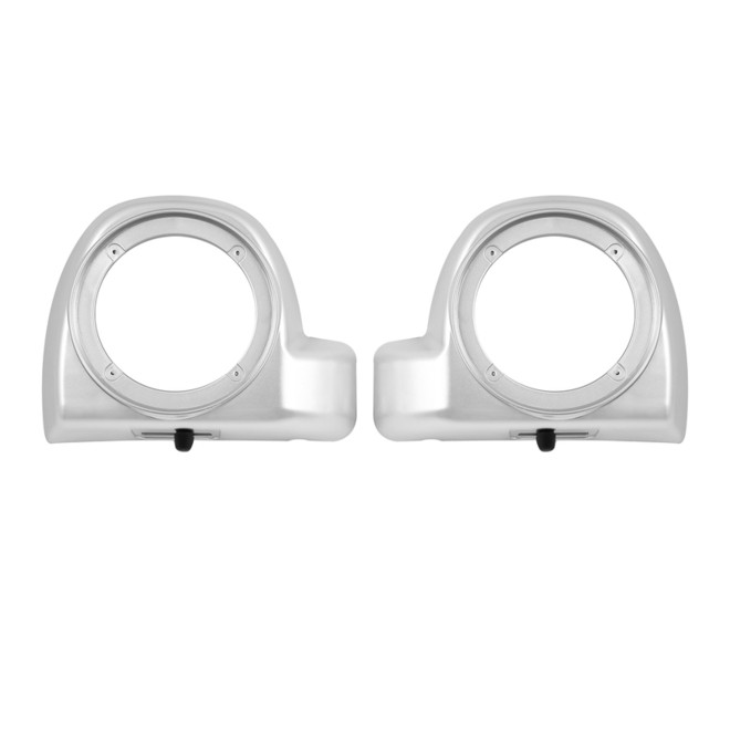 HR3 Patriotic Red White And Blue Lower Fairing Speaker Pods For Harley Touring Models 2014-2024