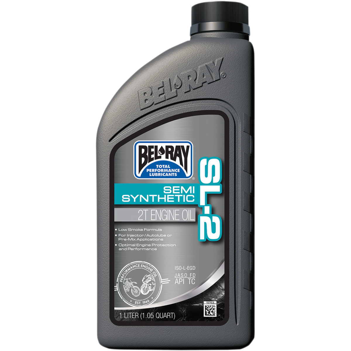 Bel-ray #99460-B1LW - SL-2 Semi-Synthetic 2T Oil - 1L