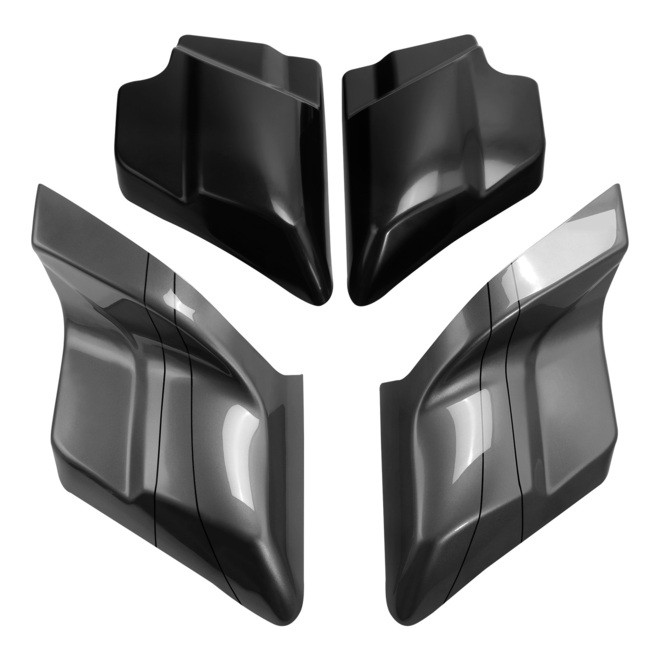 CHARCOAL PEARL/ STRETCHED SIDE COVERS FOR TOURING 14-UP