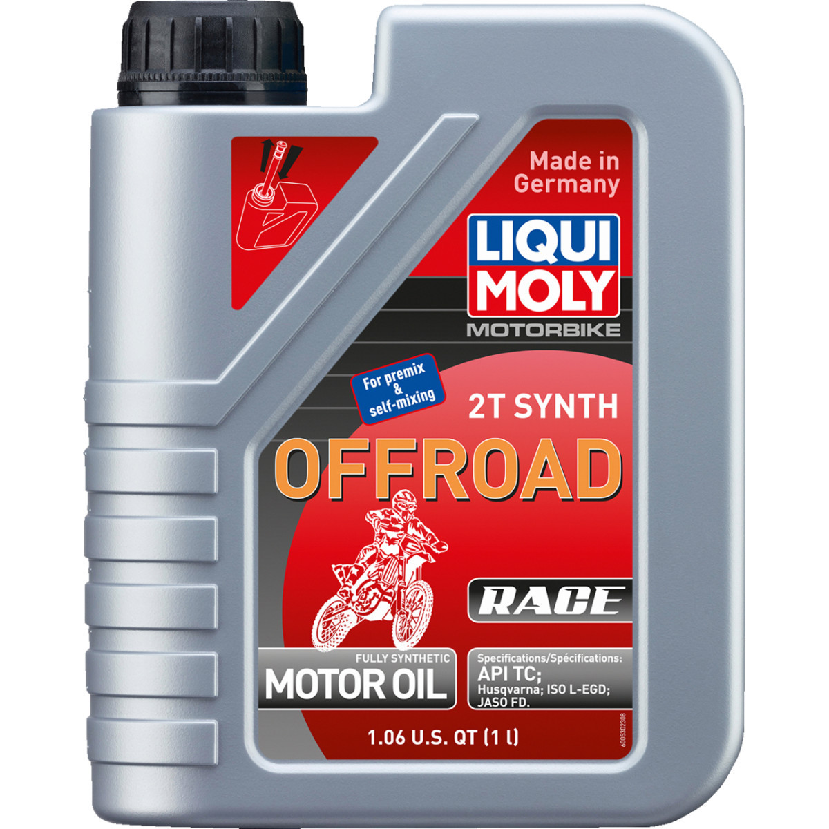 Liqui Moly #20178 - Off-Road Synthetic 2T Oil - 1 Liter