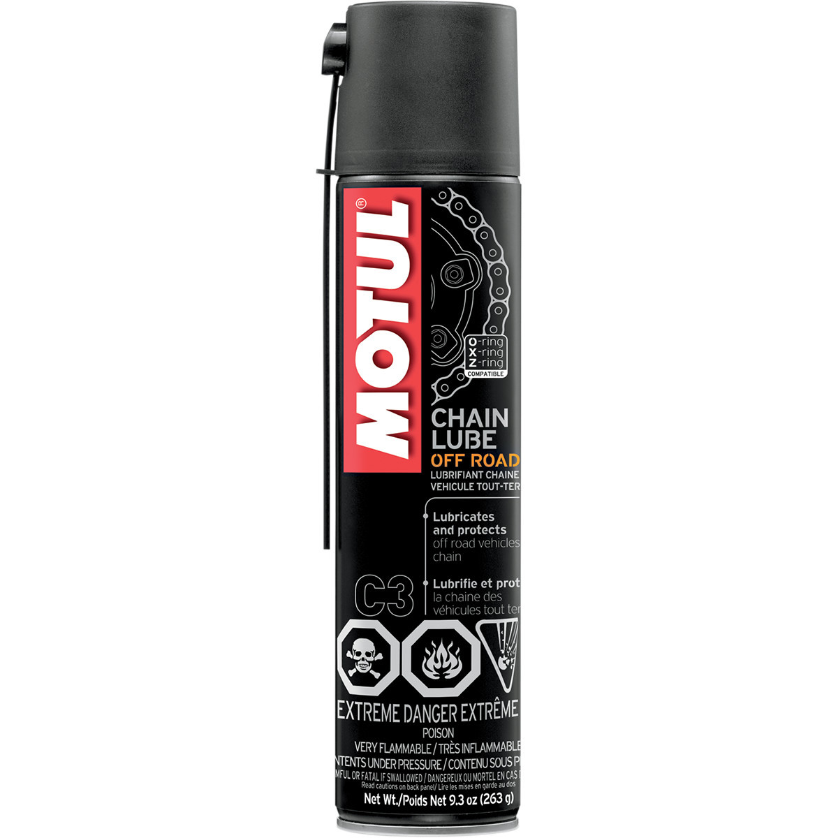 Motul #111820 - Off-Road Chain Lube - 9.3 oz. net wt. - Aerosol