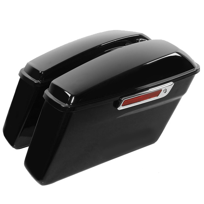 HR3 Vivid Black Hard Saddlebags (Regular) For 14-23 Harley Touring