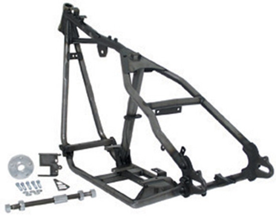 BOBBER STYLE RIGID FRAMES FOR WIDE TIRE BIG TWIN