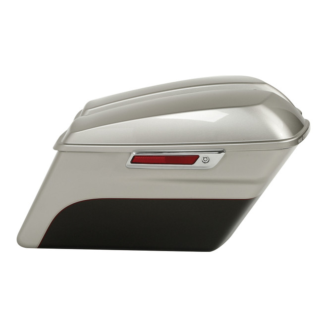 SILVER FORTUNE/SUMATRA BROWN /HARD SADDLEBAGS (REGULAR) 14UP