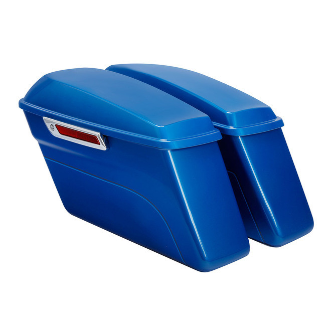 ELECTRIC BLUE /HARD SADDLEBAGS (REGULAR) FOR TOURING 14UP