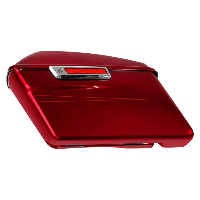 HR3 Velocity Red Sunglo 2016S Hard Saddlebags (Regular) For 14-23 Harley Touring