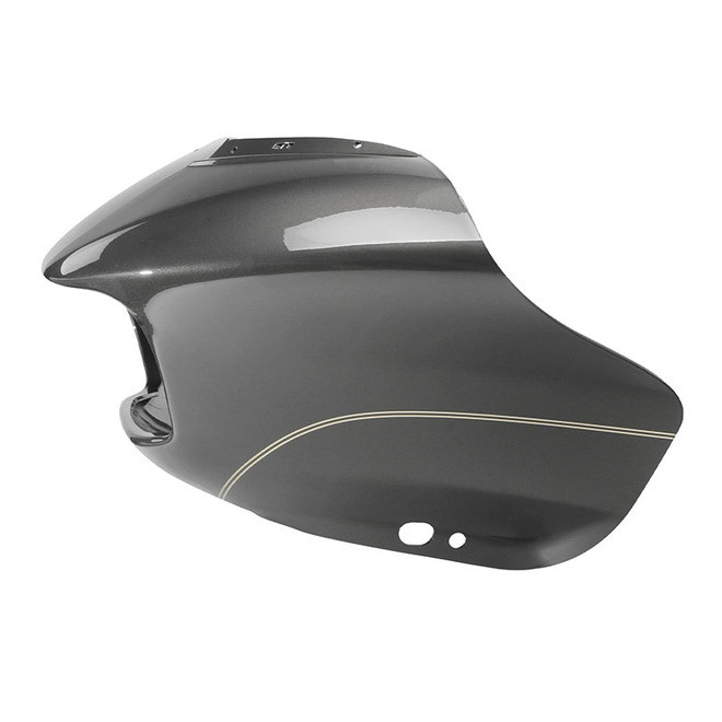 INDUSTRIAL GRAY ULTRA W/ DUAL WARM SILVER LINES OUTERFAIRING