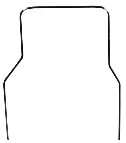 FENDER SUPPORT FOR WIDE TIRE RIGID FRAMES